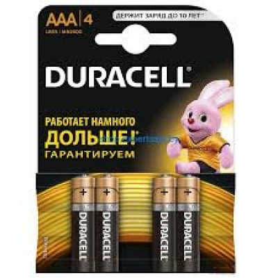 Элемент питания Duracell  MN2400-4 LR03 Alkaline