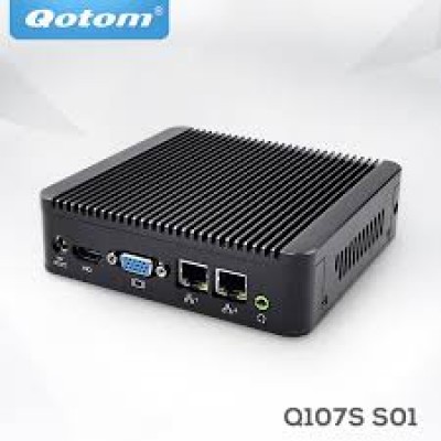 Платформа Quotom Q107S (S01) Celeron 1007U/VGA-HDMI/COM/2XGbit/Fan