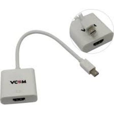 Кабель-адаптер miniDisplayPort (M) -> HDMI (F) VCOM <VHD6055>, 0,2м