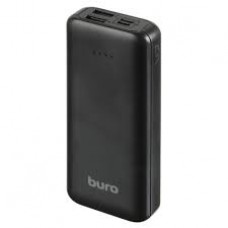 Мобильный аккумулятор Buro RA-10000SM Li-Ion 10000mAh черный 2xUSB