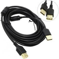 Кабель USB - удлинитель 5bites UC5011-050A EXPRESS AM-AF, USB 2.0, ферритовые фильтры, 5м