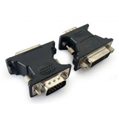 Переходник DVI-I - VGA f-m, Cablexpert <A-VGAM-DVIF-01>, черный