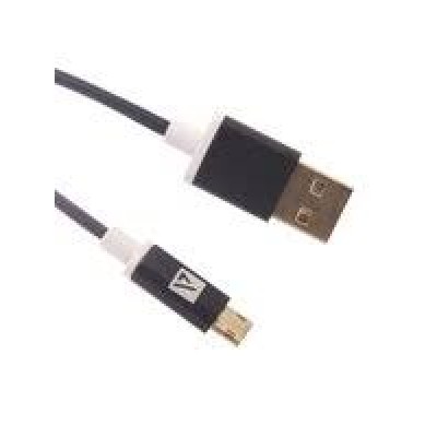 Кабель USB 2.0 AM-microBM 5P ACD BLACK ACD-U922-M1B, 1,2м
