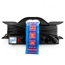 Сетевой фильтр Power Cube 5 розеток, 30 м [PC-LG5-R-30]