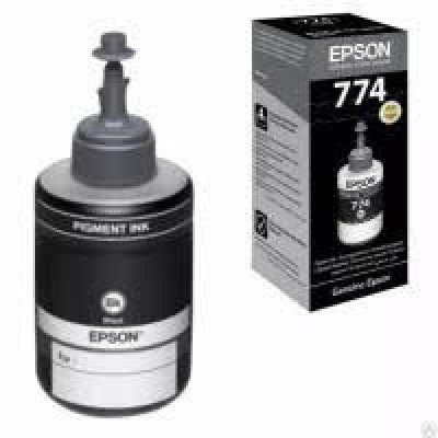 чернила оригинальные Epson T7741 (M100/105/200/205), 140 мл, Black