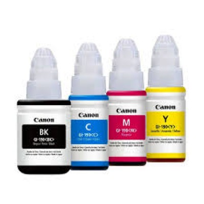 чернила оригинальные INK GI-490 Cyan для CANON GP1400/2400/3400 голубые, 70мл 0664C001