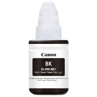 чернила оригинальные INK GI-490 Black для CANON GP1400/2400/3400 черные, 135 мл 0663C001