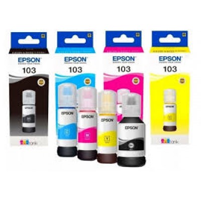 чернила оригинальные Epson 103 (L3100/L3110/L3150), 65мл, Magenta