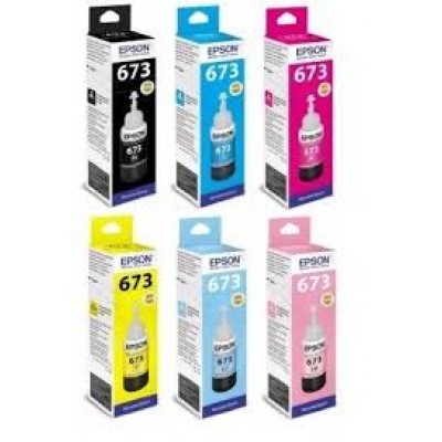 чернила оригинальные Epson T6733 (L800/1800), 70 мл, Magenta