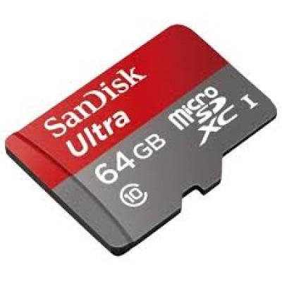 Карта памяти Micro SDXC 64 GB SanDisk Class 10 UHS­I U1 SDSQUNS-064G-GN3MN