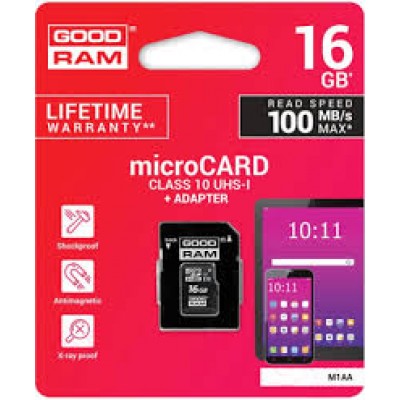 Модуль Micro SD 16 GB GOODRAM M1AA-0160R12 (SD adapters)