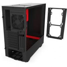 Корпус NZXT H510I BLACK RED без БП