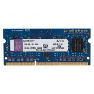 Оперативная память SO-DDR-3 4GB PC-12800 Kingston ValueRam [KVR16LS11/4]